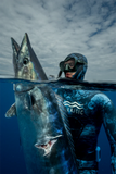 Neritic 1.5MM MEN'S WETSUIT - BLUE TRILOBITE CAMO - INTERIOR LINED