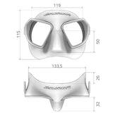 Salvimar Noah Comfort Fit Anti Fog Mask, Black